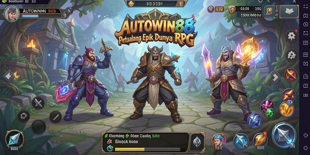 Tampilan gameplay AUTOWIN88 yang menakjubkan dengan pertarungan epik.