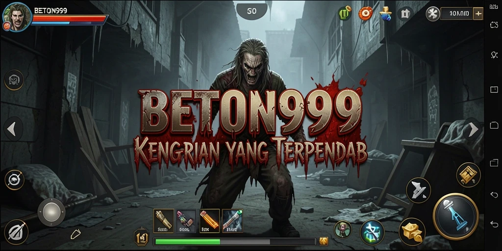 Screenshot utama BETON999 menampilkan gameplay Horror yang menegangkan.