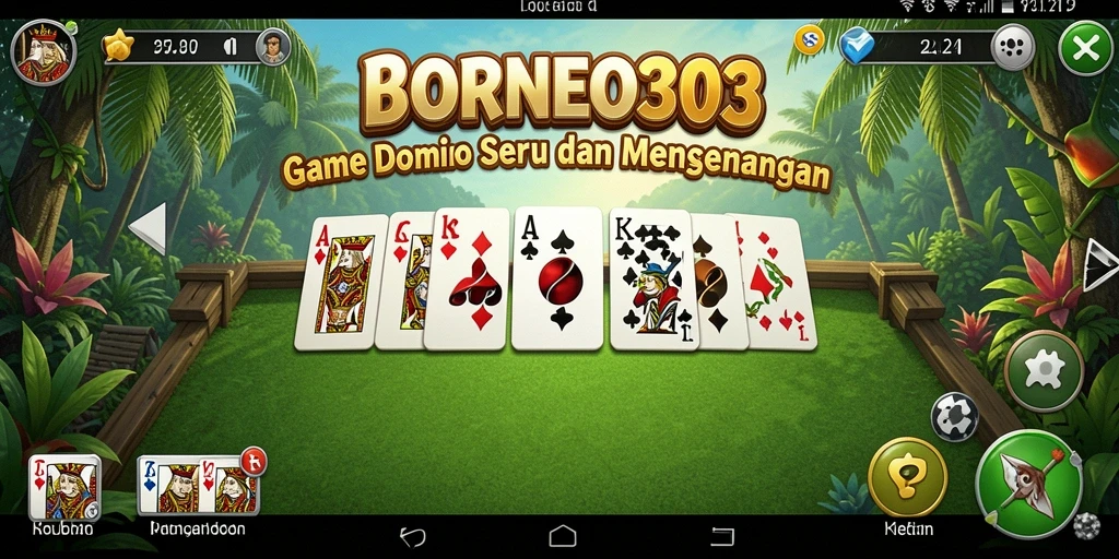 Tampilan gameplay menarik dari BORNEO303 dengan teman-teman.