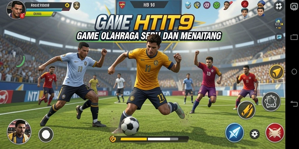 Tangkapan layar dari gameplay <strong>HIT9</strong> yang menunjukkan pertandingan seru antar pemain.