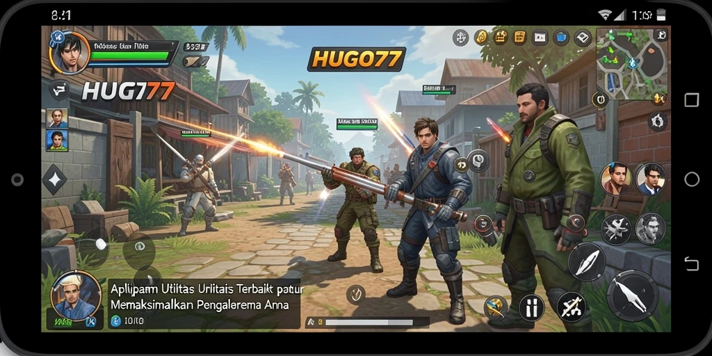 Screenshot HUGO77 menampilkan tampilan antarmuka pengguna yang menarik dan fungsional.