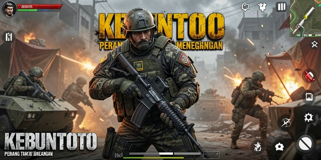 Gameplay KEBUNTOTO yang mendebarkan dan penuh aksi.