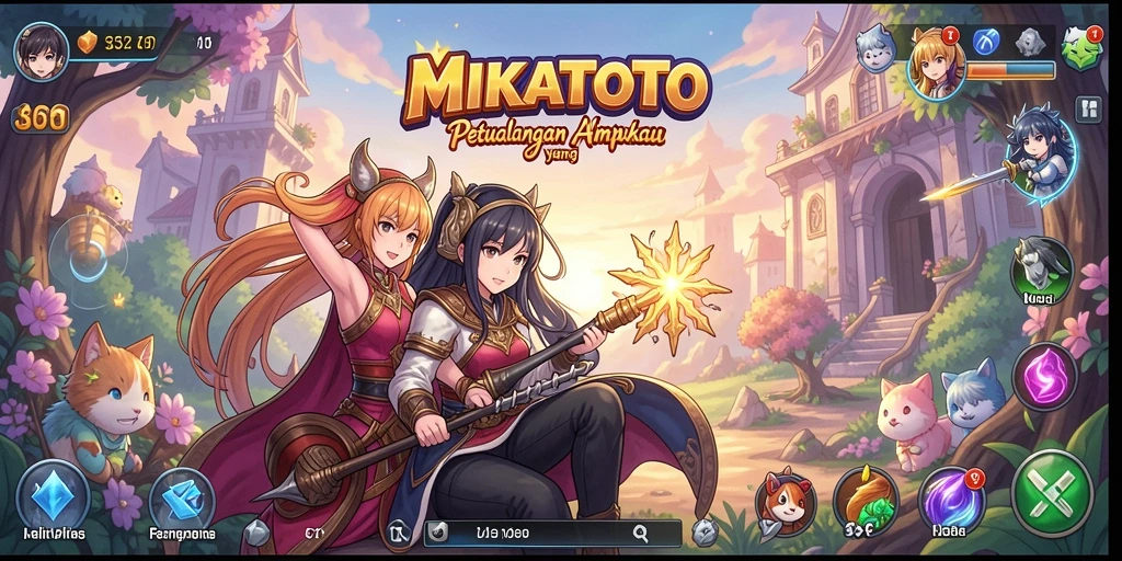 Gameplay menarik di dunia Anime yang penuh warna.