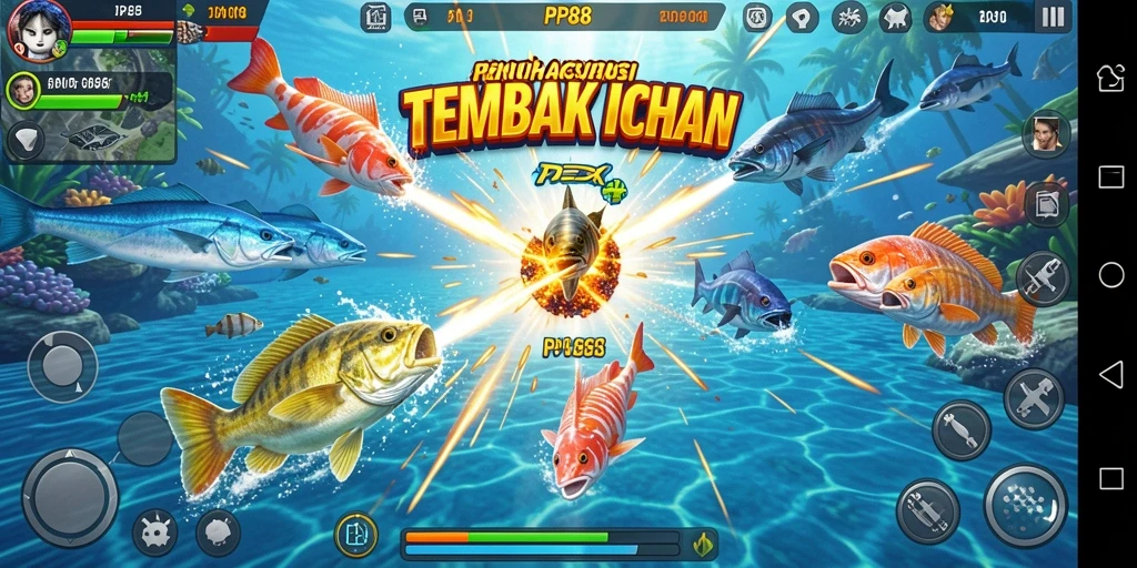 Tangkapan ikan menakjubkan dalam gameplay PP88.