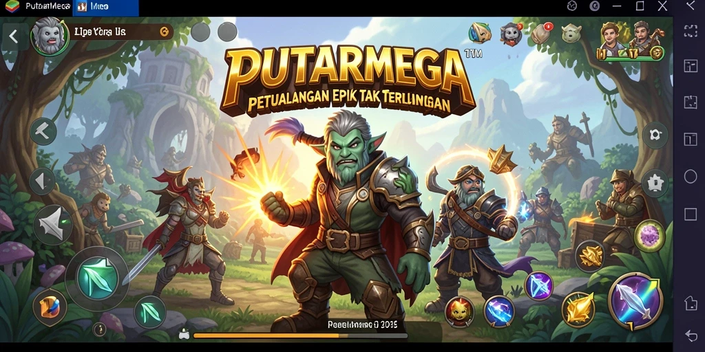 Screenshot gameplay PUTARMEGA yang menampilkan aksi petualangan seru.
