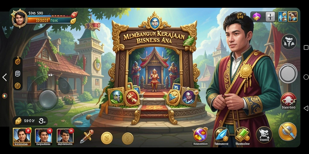 Tampilan gameplay S80 yang menarik dan penuh strategi Tycoon.