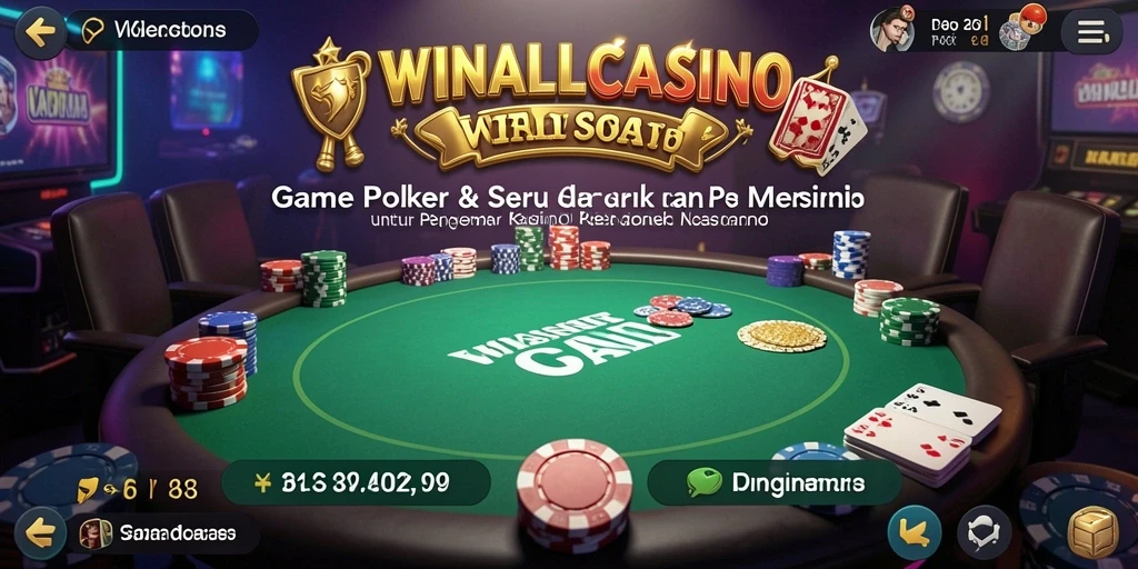 Gameplay seru di WINALLCASINO dengan poker yang mendebarkan.