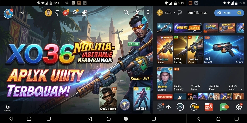 Tampilan antarmuka utama XO368 yang modern dan intuitif.